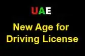 New Age of Driving License