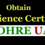 Experience Certificates MOHRE